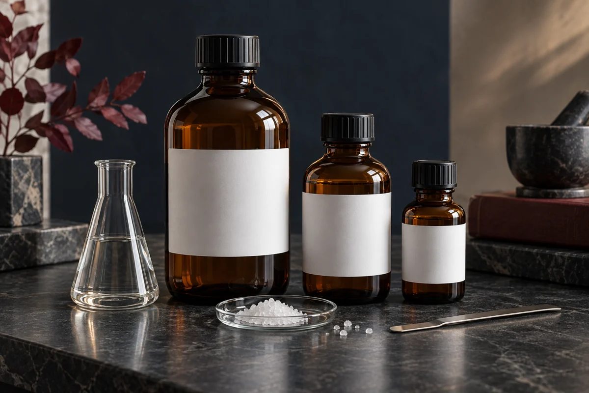 Laboratory chemicals concept
