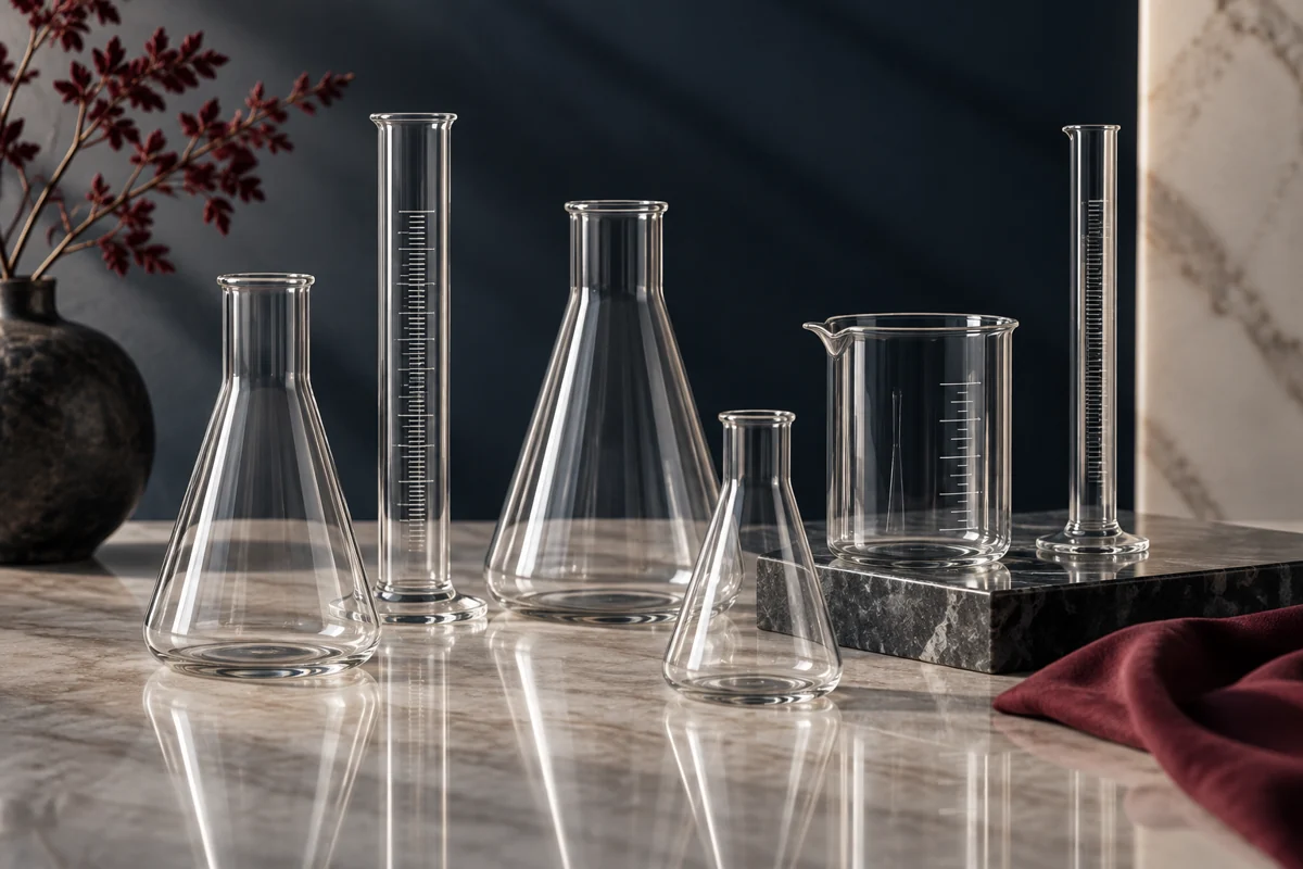 Scientific glassware concept